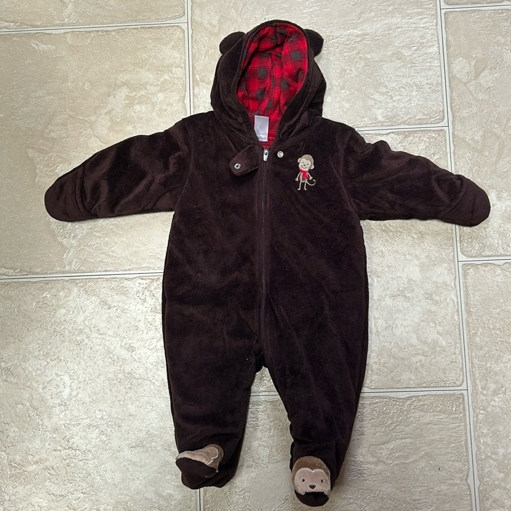 Brown Carter’s Monkey baby bunting